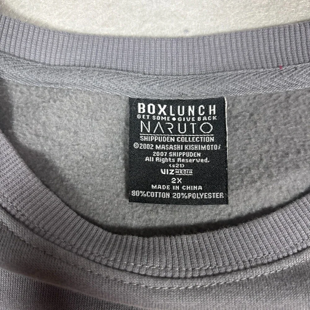 Naruto Boxlunch Sweater Grey XXL